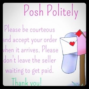 Please accept your order when it arrives 😊